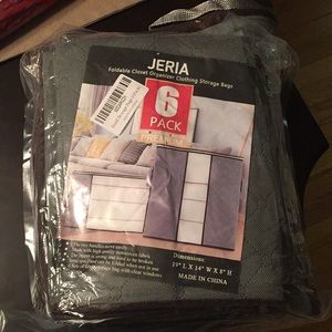 small storage bags 6 pack clothing organizers